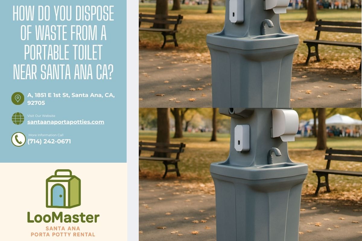 How Do You Dispose Of Waste From A Portable Toilet near Santa Ana CA